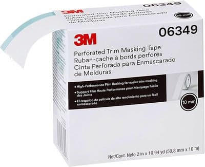 3M 50.8mm Trim Masking Tape 10M Roll (10mm Strip Perforations) (Each)