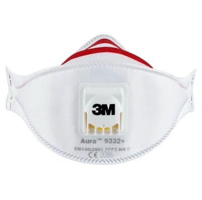 3M Aura 9332+ Valved Particulate Respirator FFP3 NR D – 10 Masks