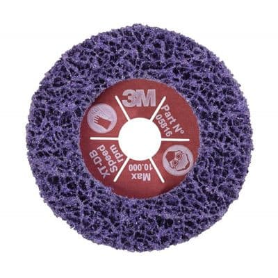 3M Scotch-Brite XT Fibre Backed Disc XT-DB Purple