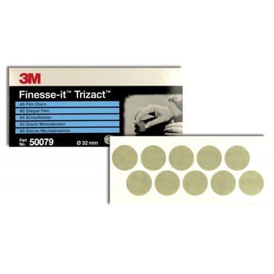 3M Trizact Hookit Fine Finishing Disc 32 mm Plain P3000 100 Pack