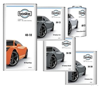 Baslac 40-10 2K Clearcoat + Hardener & Reducer 8.5L Kit