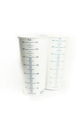 Car Paint Paper Mixing Cups calibrated 600ml x 50