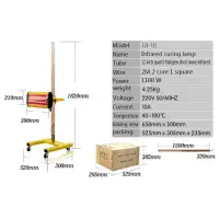 CureTec Mobile Single Headed Shortwave Infrared Ceramic Coating Dryer
