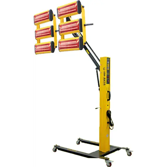 CureTec Mobile Six Headed Shortwave Infrared Ceramic Coating Dryer