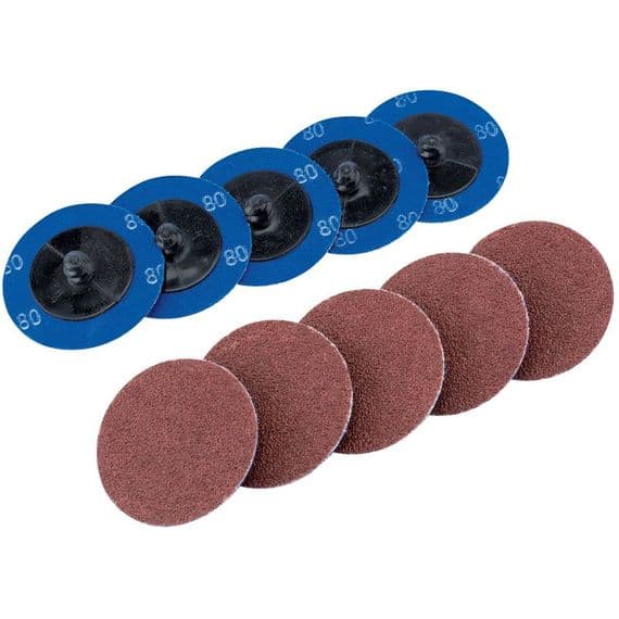Draper Alu-Oxide Disc 75mm Assort (10)