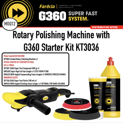 Farecla Rotary Polishing Machine with G360 Starter Kit KT3036