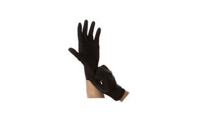 GERKO TOP QUALITY BLACK NITRILE GLOVES 100 (VARIOUS SIZES)