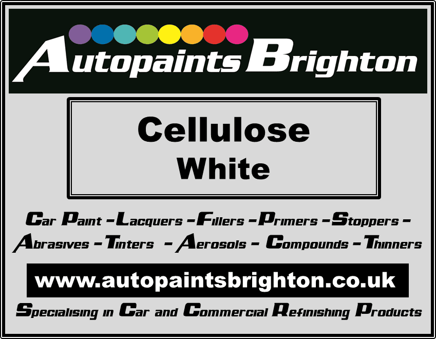 Gloss/Satin/Matt White Cellulose Car Paint Prices From