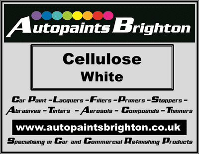 Gloss/Satin/Matt White Cellulose Car Paint - Prices From