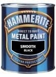 Hammerite Direct to Rust Metal Paint Smooth Black 750ml