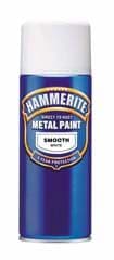 Hammerite Direct to Rust Metal Paint Smooth White 400ml Aerosol