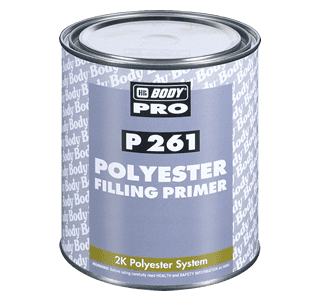 HB BODY P261 POLYESTER FILLING PRIMER 1L + ACT