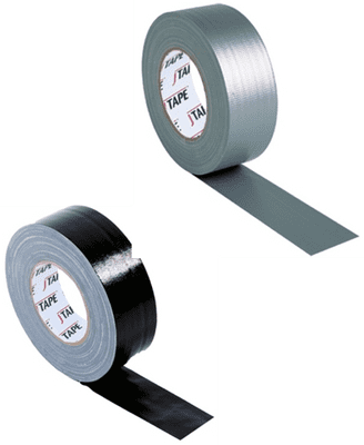 JTape Silver Cloth Tape Silver /Black