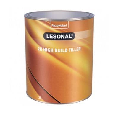 Lesonal 2K High Build Filler 3L (Various Colours)