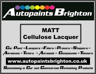 MATT Cellulose Clear Lacquer (Various Sizes)