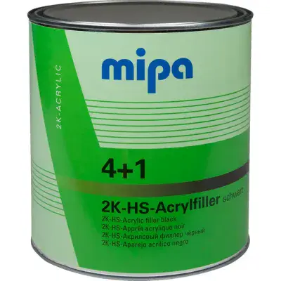MIPA 4 + 1 Acrylfiller 2K HS High Build Primer Filler 4L