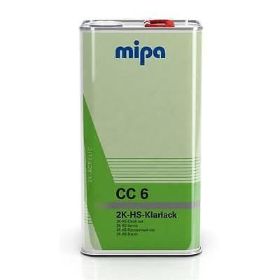 Mipa CC6 2K Clearcoat Lacquer 5L + 2.5L Kit (Various Hardeners)