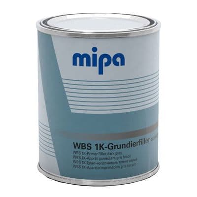 Mipa Water Based 1K Primer Filler Grundierfiller 1L with 1L of Mipa Thinner