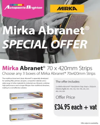 Mirka Abranet 70x420 Buy 3 for £34.95 each
