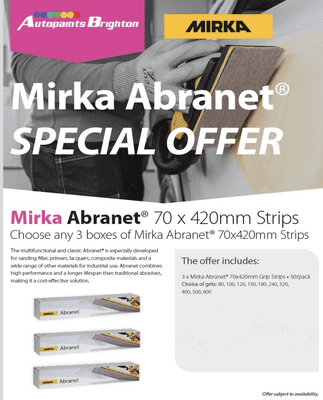 Mirka Abranet 70x420 Buy 3 for £35.95 each