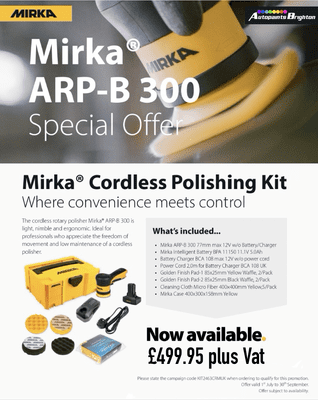 Mirka ARP-B300 77MM MAX 12V POLISHER KIT