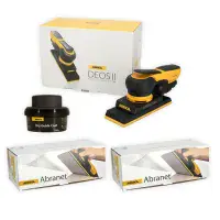 Mirka DEOS II 383 and Abranet Strips Kit