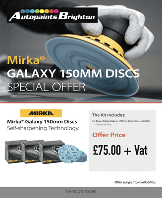 MIRKA GALAXY DISCS 150MM DEAL (Various Grits)