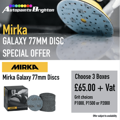 MIRKA GALAXY DISCS 77MM DEAL (Various Grits)