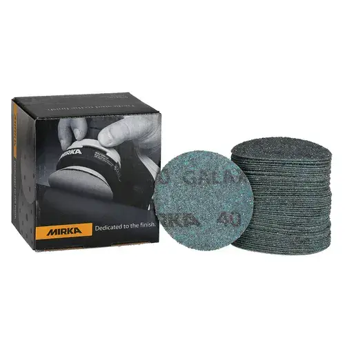Mirka Galaxy epoxy schuurpapier 150mm Klittenband korrel 320 voor het schuren van epoxyhars, hout, epoxy, rivertable / 50 stuks schuurschijven