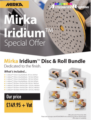 Mirka Iridium™ Disc & Roll Bundle