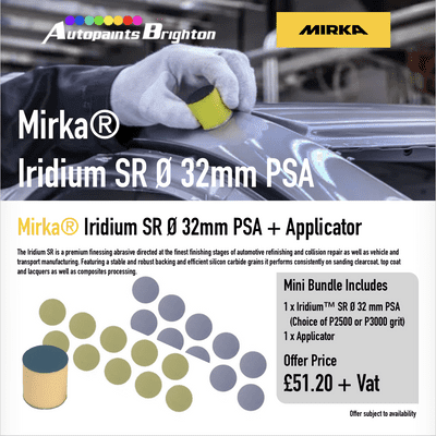 Mirka Iridium™ SR Ø 32 mm PSA Mini Bundle (Various Grits)