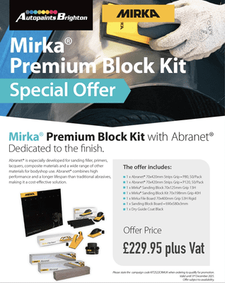 Mirka Premium Block Kit with Abranet
