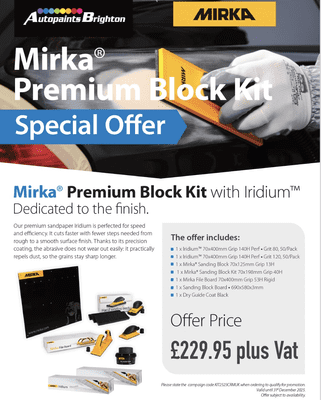 Mirka Premium Block Kit with Iridium