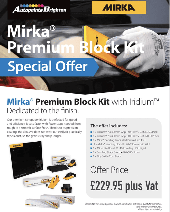 Mirka Premium Block Kit with Iridium