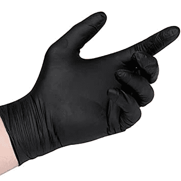 Nitrile Black Gloves Box 100