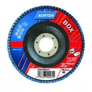 Norton Flap Disc 115mm BDX 80g pack of 5