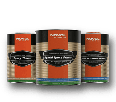 Novol Classic Car 4:1 Hybrid Epoxy High Build Primer Kit 4.5L
