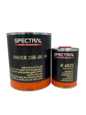NOVOL SPECTRAL 355-00 HIGH BUILD PRIMER KIT 3.5L (VARIOUS COLOURS)