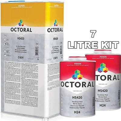Octoral C401 2K 5L Clearcoat + 2 x HS H24 1L Fast Activator Kit