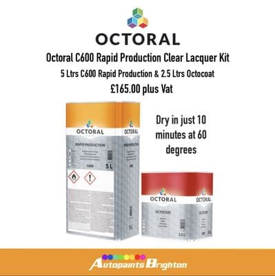 Octoral C600 Rapid  Clearcoat Kit 7.5L