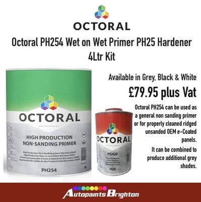 Octoral PH254 Wet on Wet Primer 3L + H25 Hardener 1L