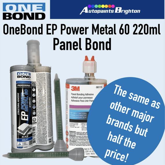 One Bond EP Power Metal Structural Adhesive 220ml Panel Bond