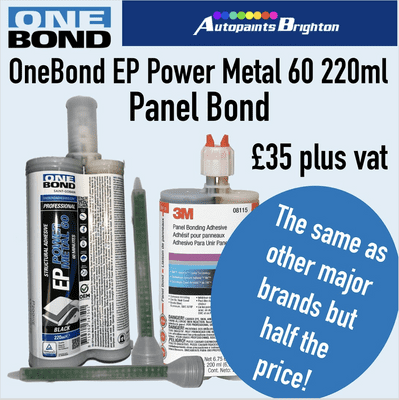 One Bond EP Power Metal Structural Adhesive 220ml Panel Bond