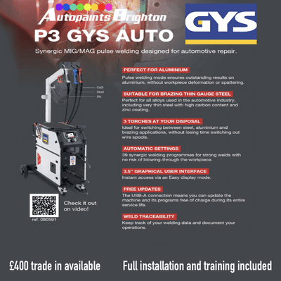 P3 GYS AUTO MIG/MAG WELDER