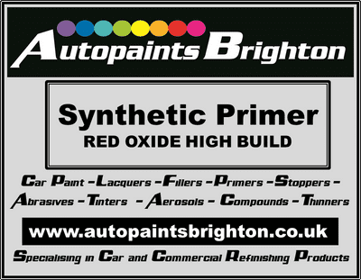 Red Oxide High Build Synthetic Primer (Various Sizes)