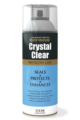 Rust-Oleum Crystal Clear Gloss Lacquer 400ml Aerosol