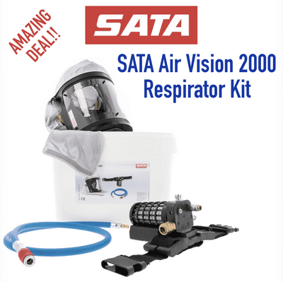 SATA Vision 2000 Respirator with FREE Hoodie