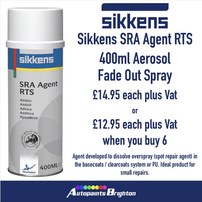Sikkens SRA Agent RTS Aerosol 400ml Fade Out Spray