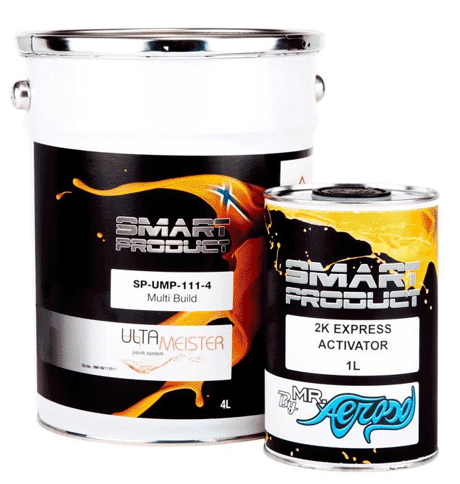 High Teck 77453 2K Quicksand Urethane Primer Kit - Buff/Tan Quart With Hardener