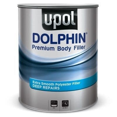 U-POL DOLPHIN BODY FILLER FOR DEEP REPAIRS 3L
